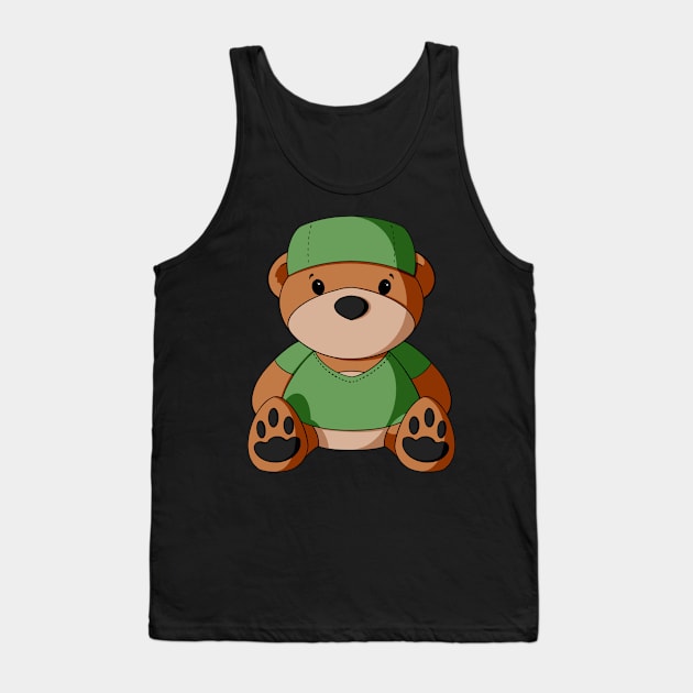 Surgeon Teddy Bear Tank Top by Alisha Ober Designs